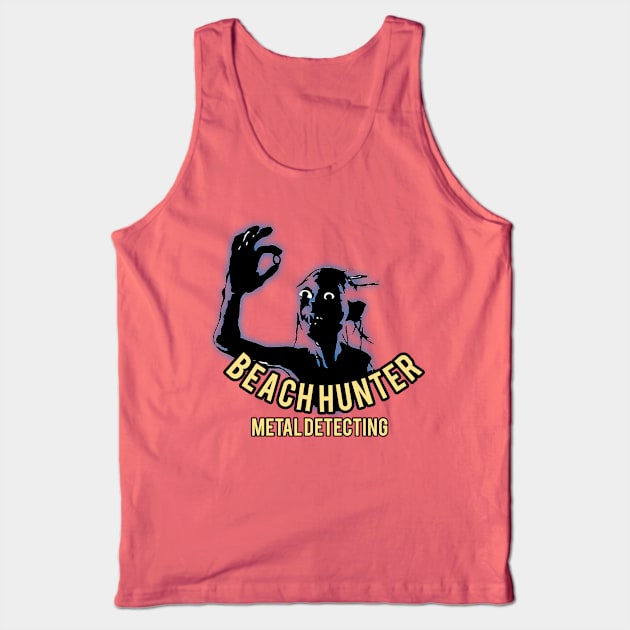 Metal detecting t-shirt designs Tank Top by Coreoceanart